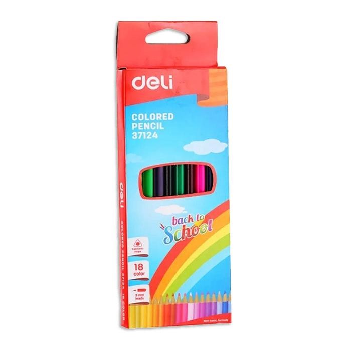 

Deli Colored Pencsil / Pensil Warna 34 Warna bentuk Segitiga E37126