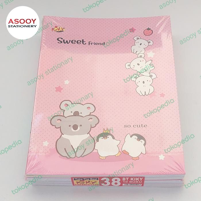 

TUMI Buku Tulis Kiky 38 Lembar (Isi 10 Buku) Paper Stationery