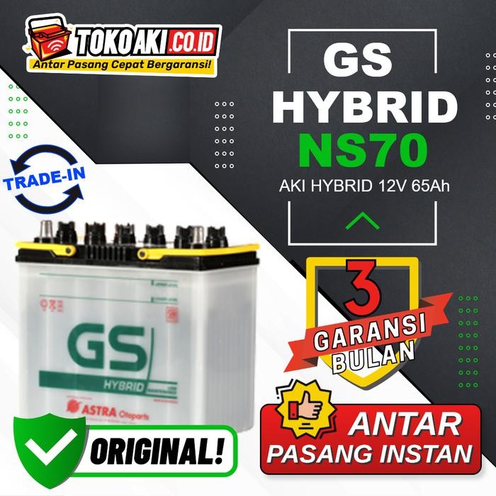 GS Astra Hybrid NS70 - 65Ah