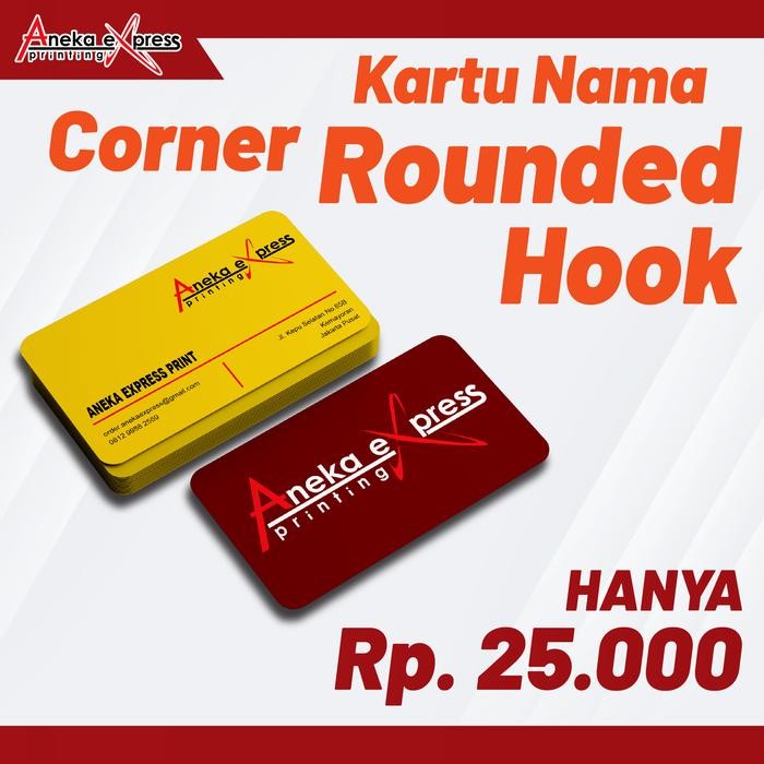 

TUMI Cetak Kartu Nama Rounded Corner Kartu Nama Hook Sudut Lengkung