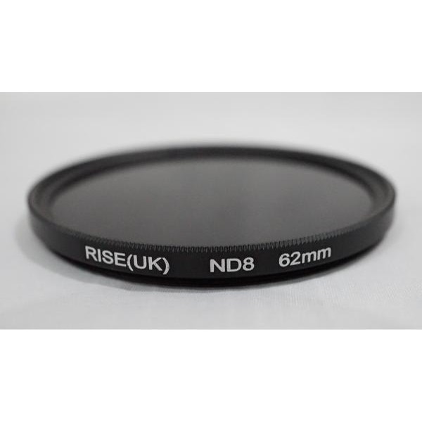 ID'' 62MM ND 8 - RISE UK NEUTRAL DENSITY ND8 FILTER 62 MM