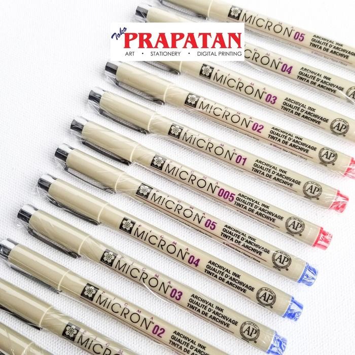 

I77W Sakura Pigma Micro Pen Blue & Red 005-05