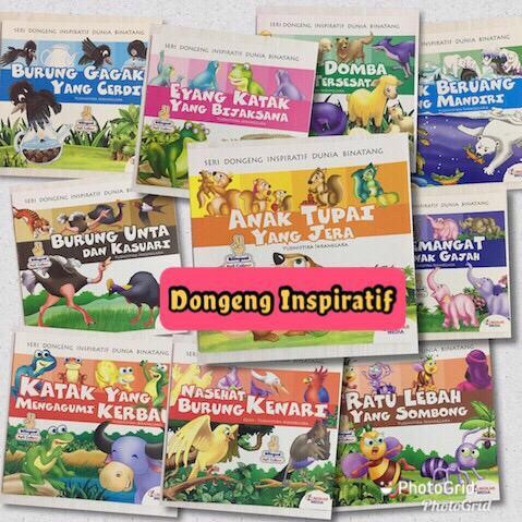 

Paket 10 Buku Cerita Anak Bilingual (Indoneisia - Inggris) / Buku Anak / Buku TK / Buku Paud Books