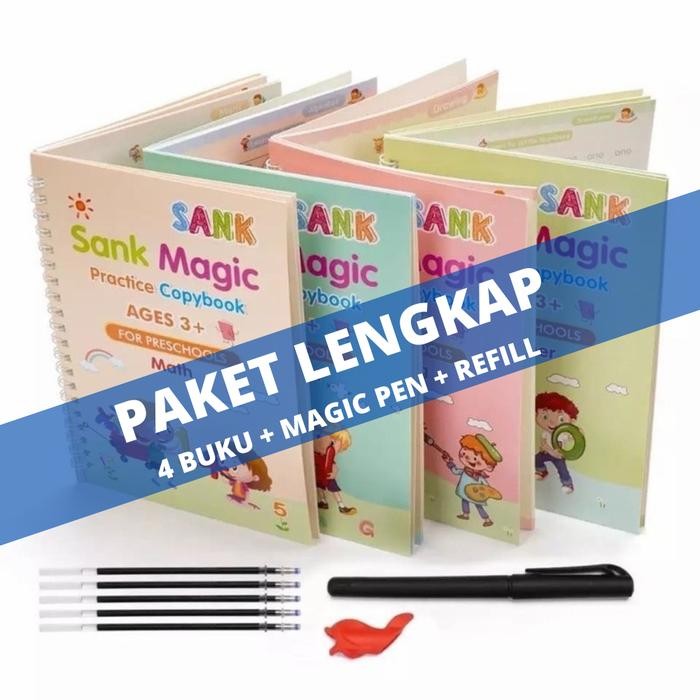 

Buku Belajar Menulis Anak Sank Magic Book Bisa Hilang Tanpa Dihapus