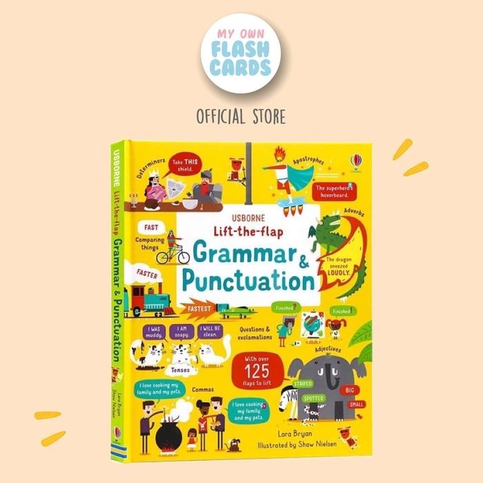 

Usborne Grammar and Punctuation Lift the Flap Buku Edukasi Belajar Bahasa Inggris ted Education book