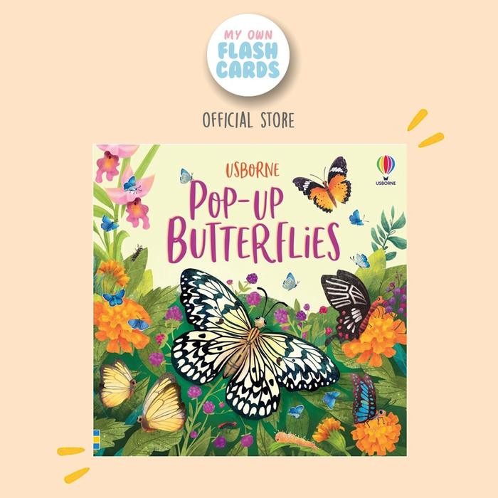 

Usborne Pop Up Butterflies - ted Education Children Book - Buku Anak Inggris Kupu kupu Butterfly