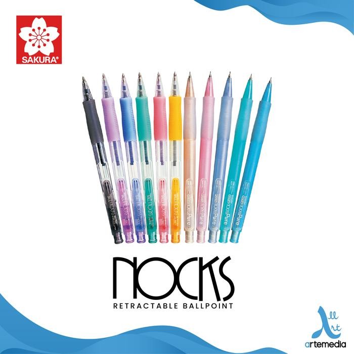 

I77W Pulpen Sakura Nocks Retractable Ballpoint Bolpen