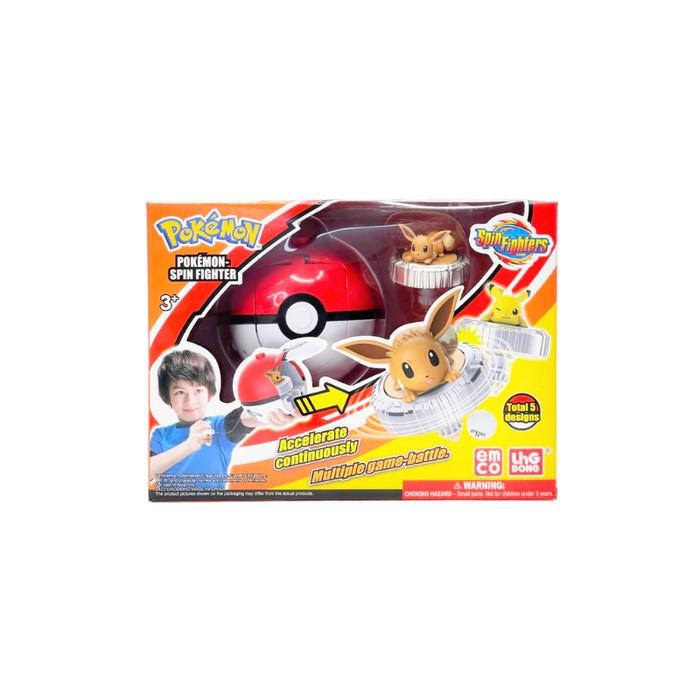 Mainan Pokemon Spin Fighter Eevee Toys - Model Terbaru