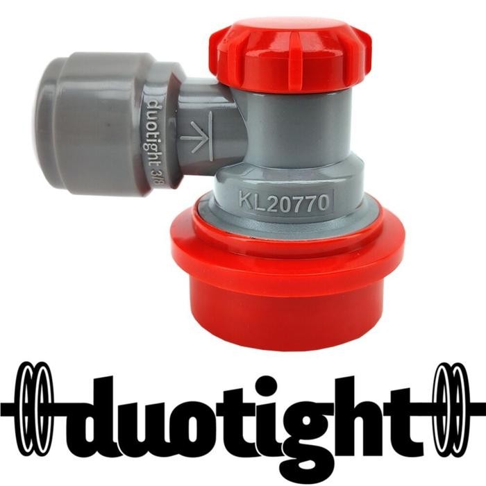 

I77W Kl20770 Duotight 9.5Mm (3/8") X Ball Lock Disconnect (Grey+ Red/Gas)