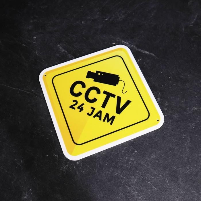 

X689 Cctv 24 Jam Papan Sign Board Akrilik