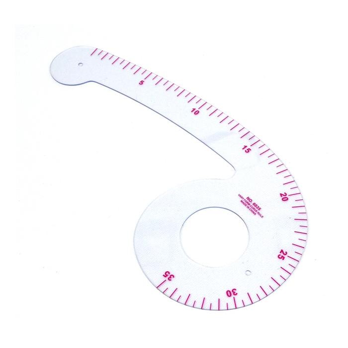 

X689 Penggaris Jahit Pola Kain Model Kurva - Vary Form Curve Ruler No.6035