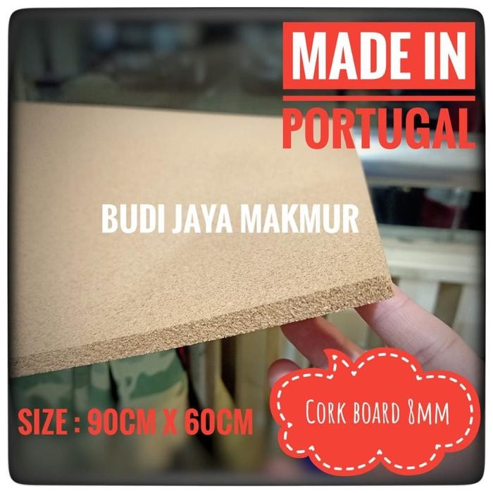 

X689 Cork Board 8Mm X 90Cm X 60Cm