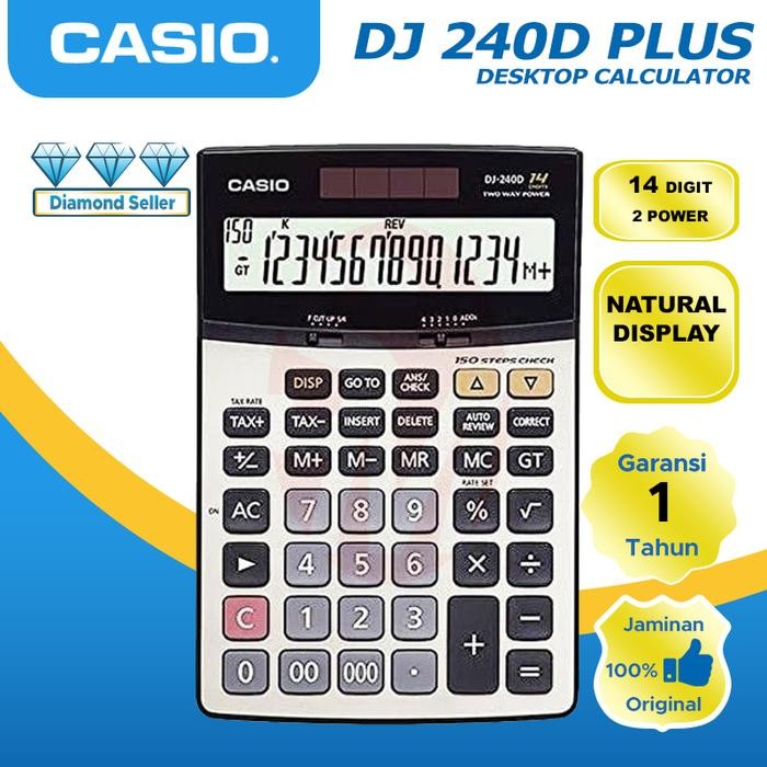 

X689 Kalkulator Casio Dj 240Dplus