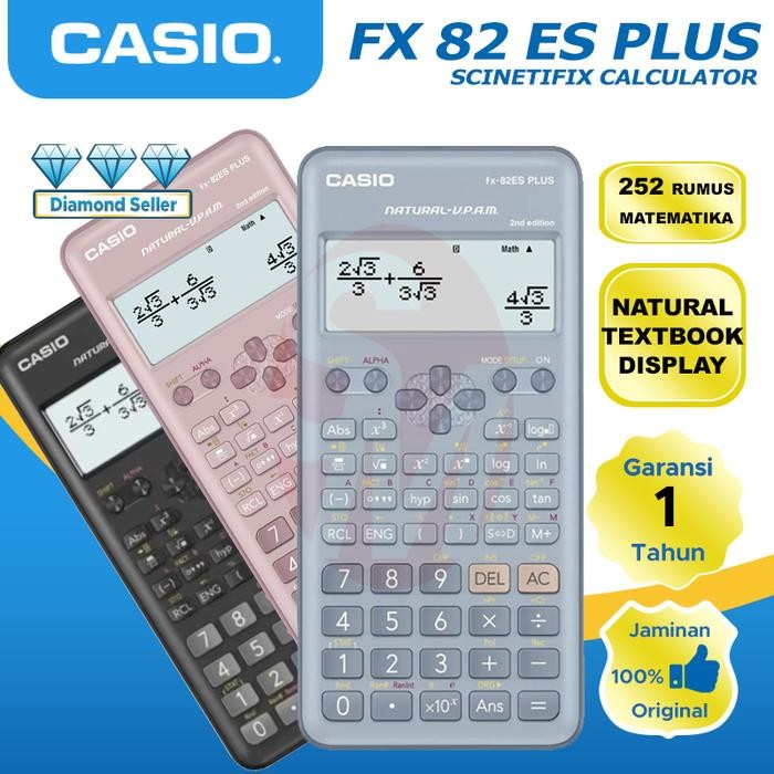 

X689 Kalkulator Casio Fx 82Esplus Scientifik Calculator Black