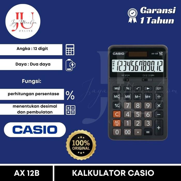 

X689 Kalkulator Casio Ax 12B Original