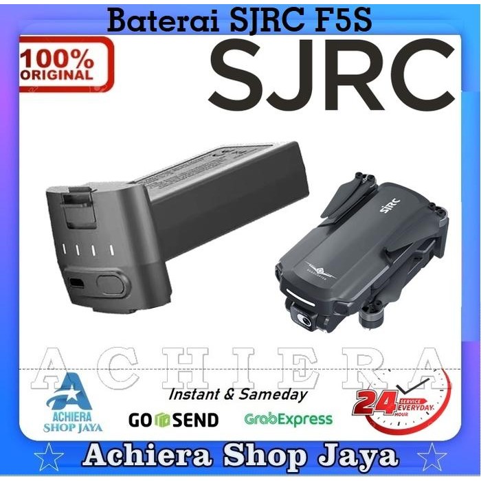 Battery Drone SJRC F5s Pro+ Original Type-C 7.4V 2000mAh Baterai
