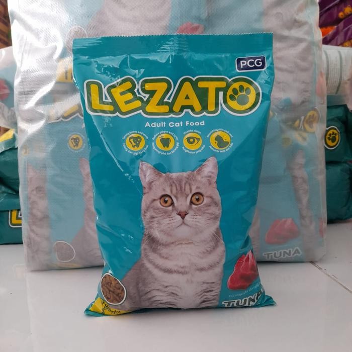 GOJEK GRAB makanan kucing lezato repack 10kg - makanan kucing