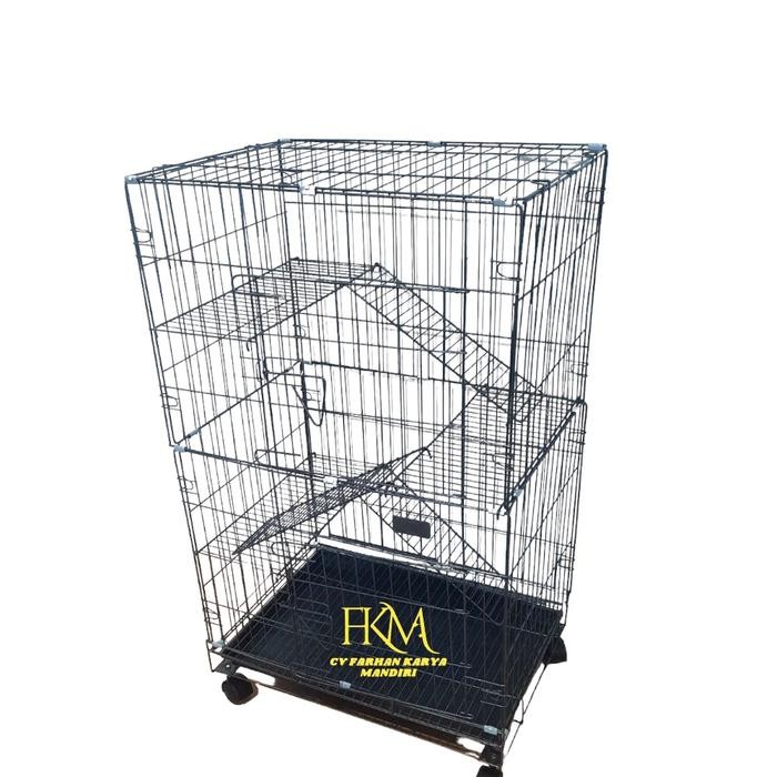 Kandang kucing tingkat 3