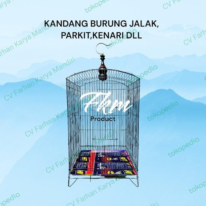 Kandang kotak besi buat burung bisa di lipat no 2
