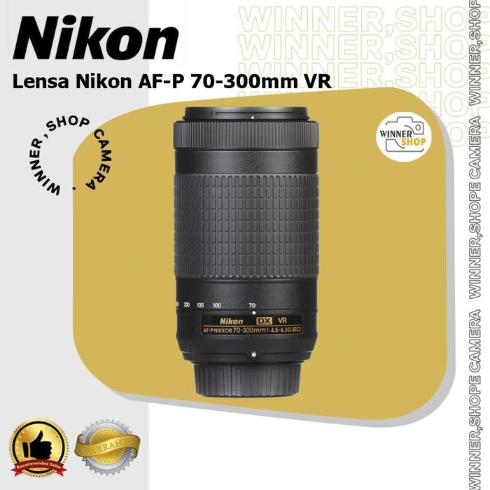 Lensa Nikon AF-P 70-300mm VR white box