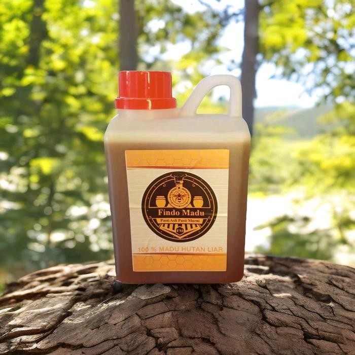 

500 Gram Madu hutan liar Findo Madu Madu murni madu liar Asli Murni bee honey