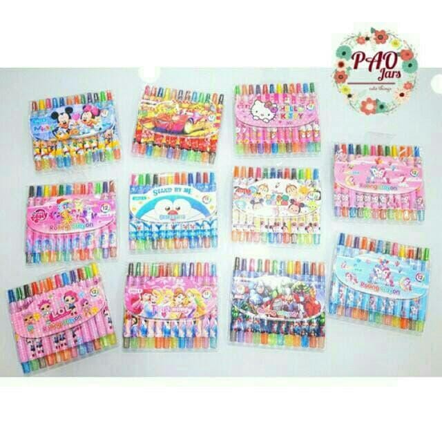 

pensil warna anak sekolah / crayon karakter / pensil warna