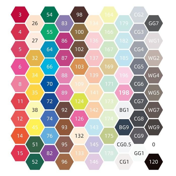 

Arrtx OROS 90 Colors Alcohol Markers (NEW packing)