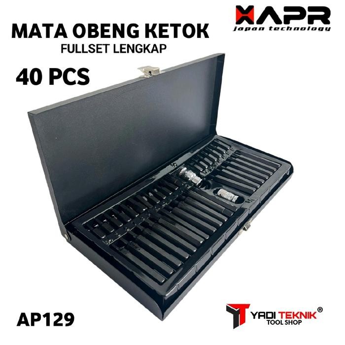 Diskon Mata Obeng Ketok Dan Impact Set Lengkap Apr Mata Kunci L Bintang 10Mm Bit Star Hex Spline Set