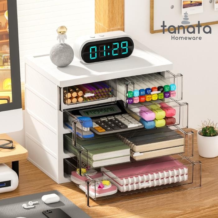 

Tanata - Hotoki Perapi Alat Tulis Pulpen Minimalis Atk Majalah Estetik Buku Meja Kerja Transparan