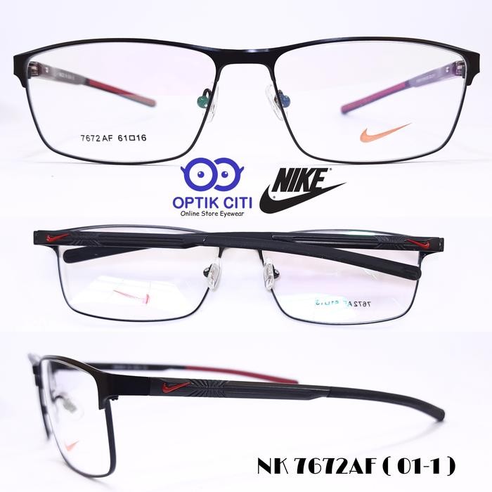 Frame Kacamata Pria Nike 7672 Af Size Besar Sporty Grade Original Best Seller
