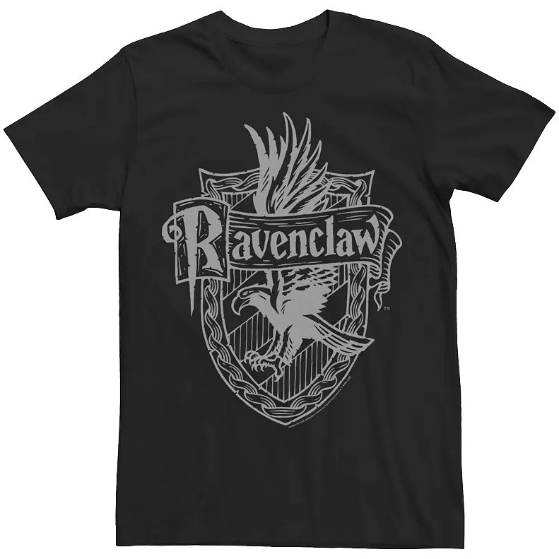 Kaos Oblong Harry Potter Ravenclaw Detailed Crest Katun CrewNeck Unisex Pria Wanita