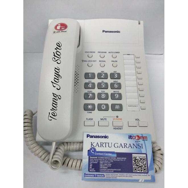 PATON Telepon Kabel Panasonic Kx-Ts845Nd (Putih) Pesawat Telepon Panasonic Kx-Ts845 Telpon