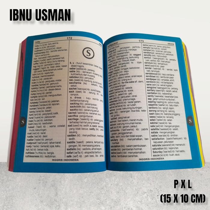 

KAMUS SAKU BAHASA INGGRIS - INDONESIA I FULL COLOUR I ORI I SERBA JAYA