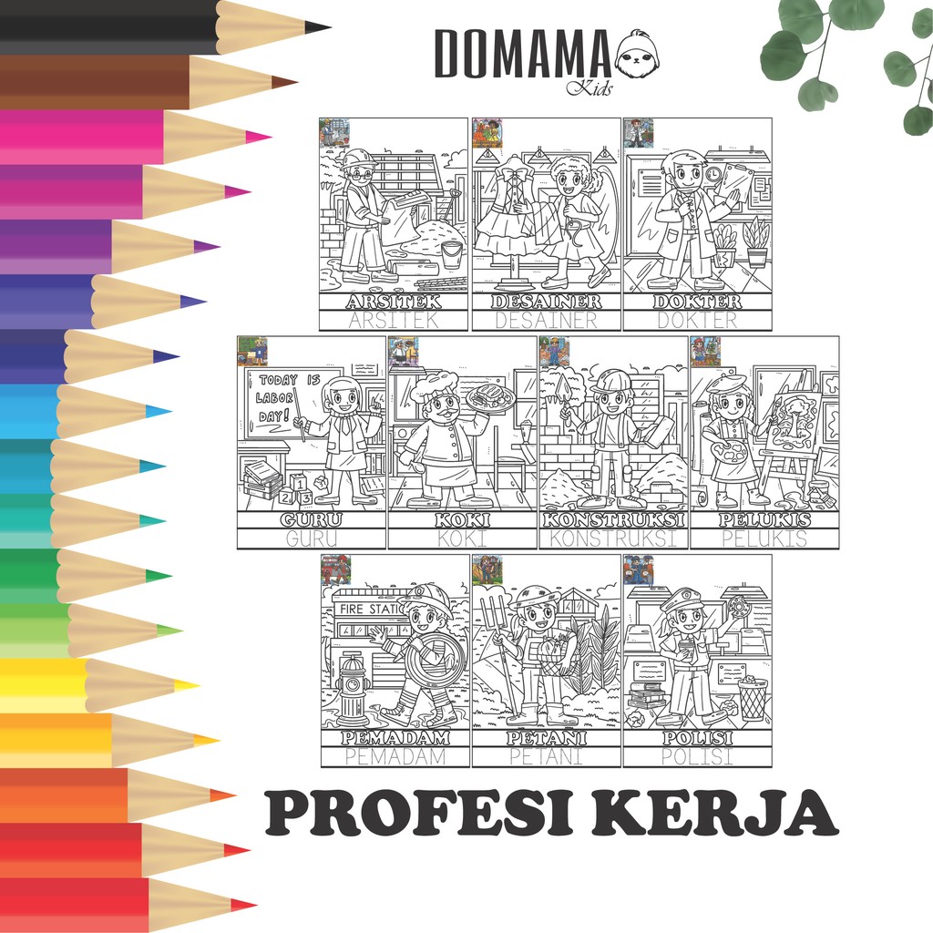 

Gambar Profesi Pekerjaan : Gambar Mewarnai untuk Anak TK dan PAUD