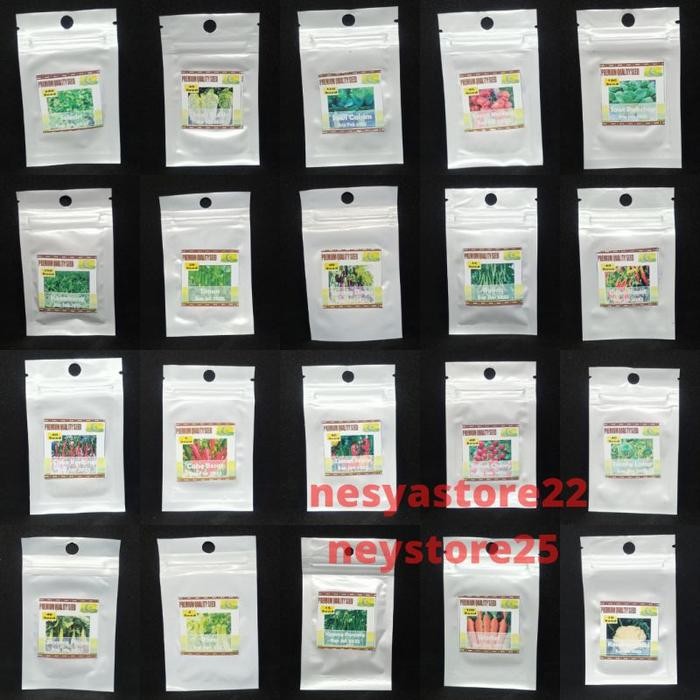 (Allthebest) Benih Sayur Sayuran Daun Buah Rumahan Lengkap Berkualitas - Benih Sayur