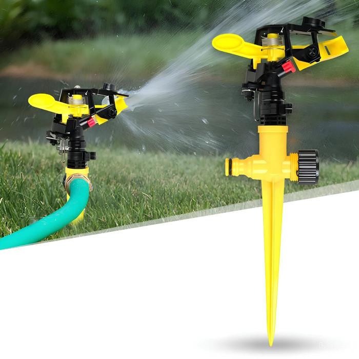 Penyiram Tanaman Otomatis Sprinkler Kran Air Selang Taman Alat Siram Rumput Putar