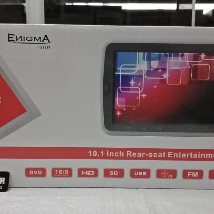 HEADREST ENIGMA EG1117 - CLIP ON HEADREST - HEADREST 10 INCH DVD