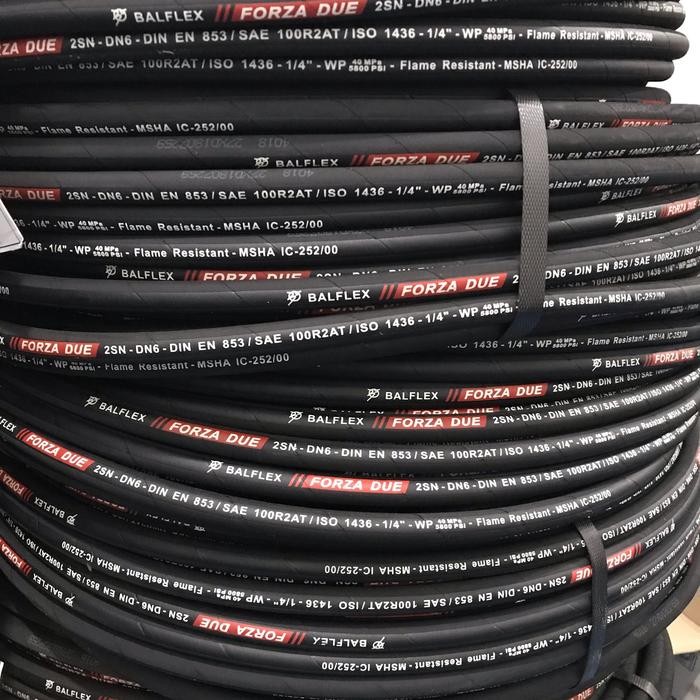Best Seller Selang Hidrolik/Hose Hydraulic 1/4" R2/2Sn Balflex (Portugal)