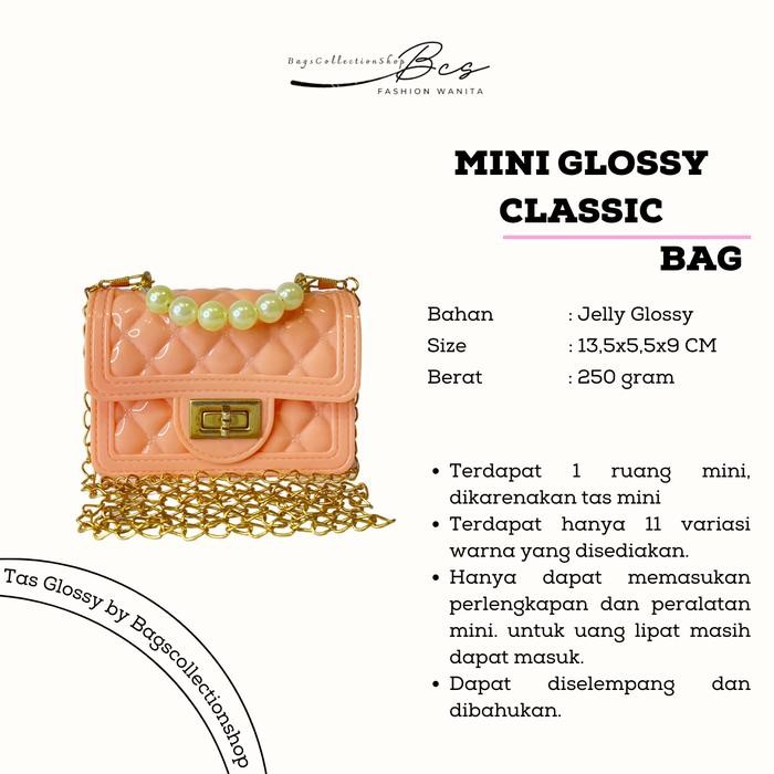 Tas Jelly Mini Classic - Tas Selempang Wanita Slingbag