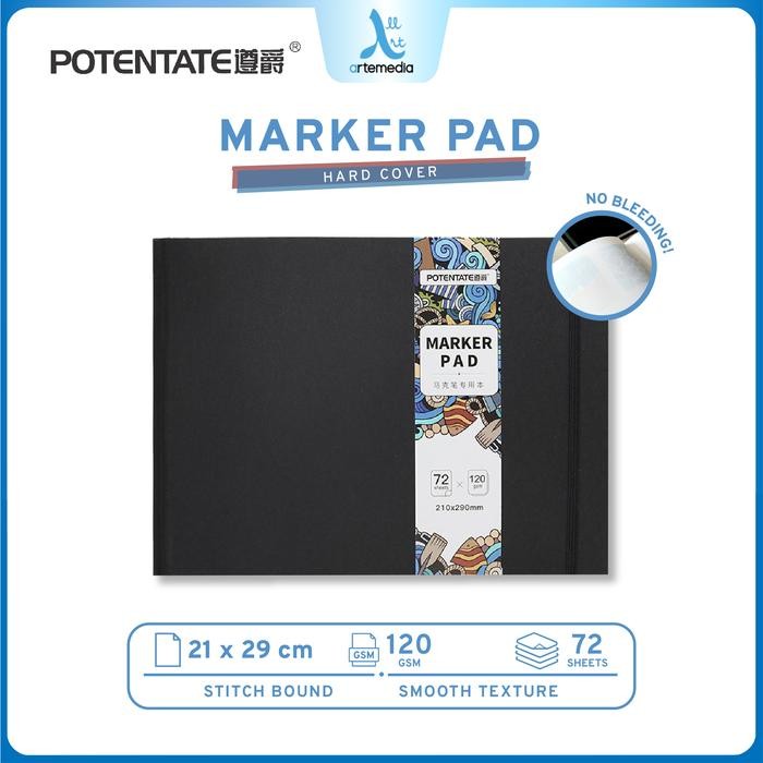 

SARI Buku Sketsa Potentate Marker Pad A4 Hard Cover Sketchbook