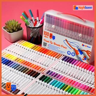 

SARI Hightune Spidol Warna Set Brush Pen 2 Tips - 12/24/36/48/60/80/100/120 Spidol Set