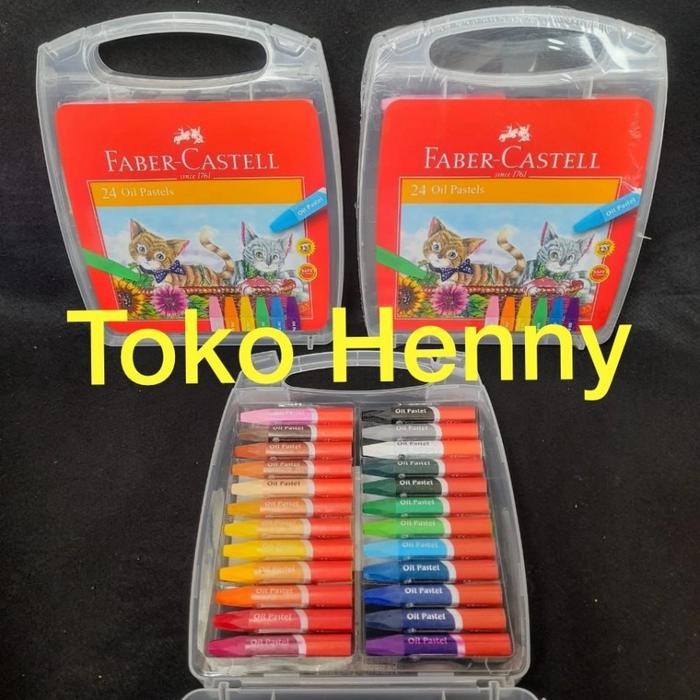 

SARI Crayon Oil Pastels Faber Castell Isi 24 Warna Stationery