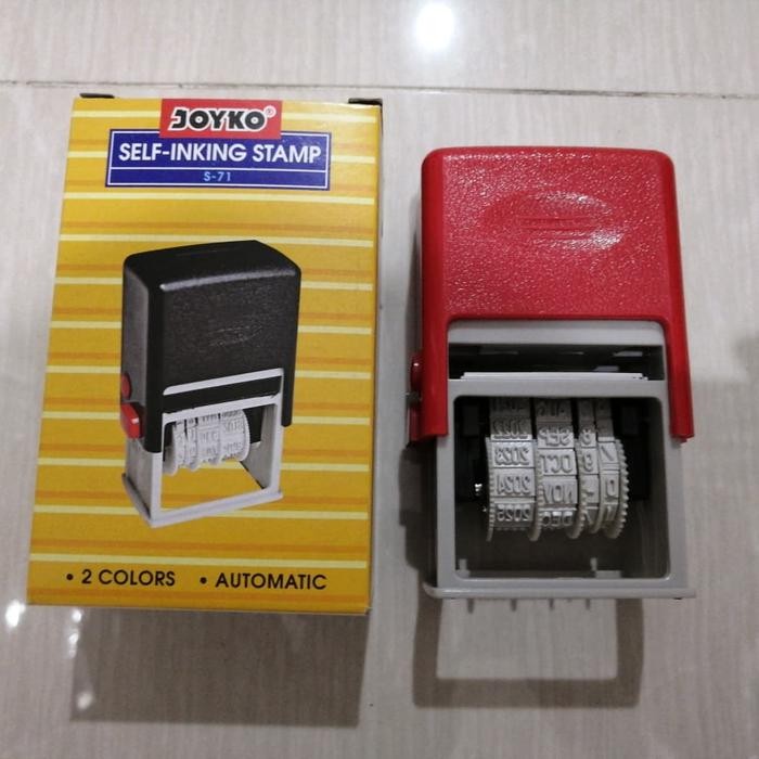 

5WUM Date Stamp / Stempel Tanggal Joyko S-71 (Lunas) / Self Inking