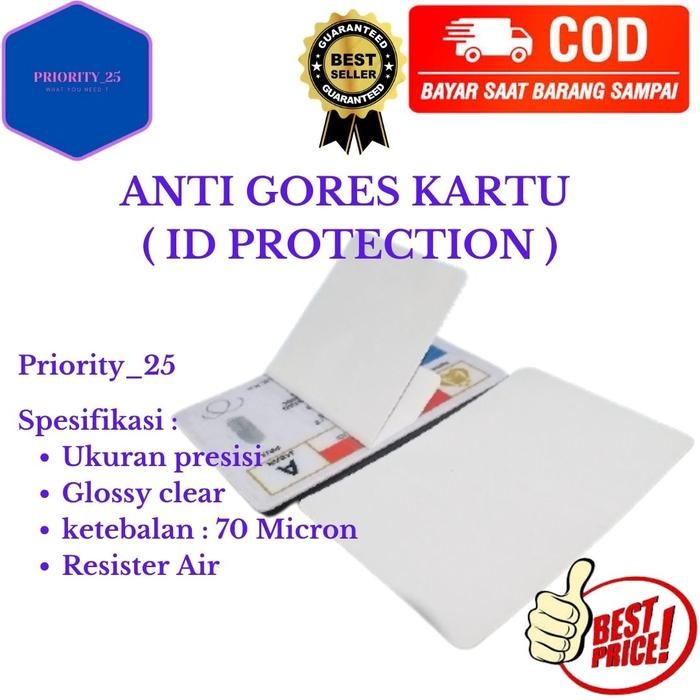 

5WUM Anti Gores Sim Ktp Npwp Id Card Isi 500 Lembar