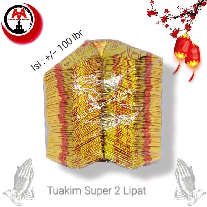 

5WUM Tuakim Super 2 Kertas Sembahyang Model Lipat Yuan Bao / Yen Pao