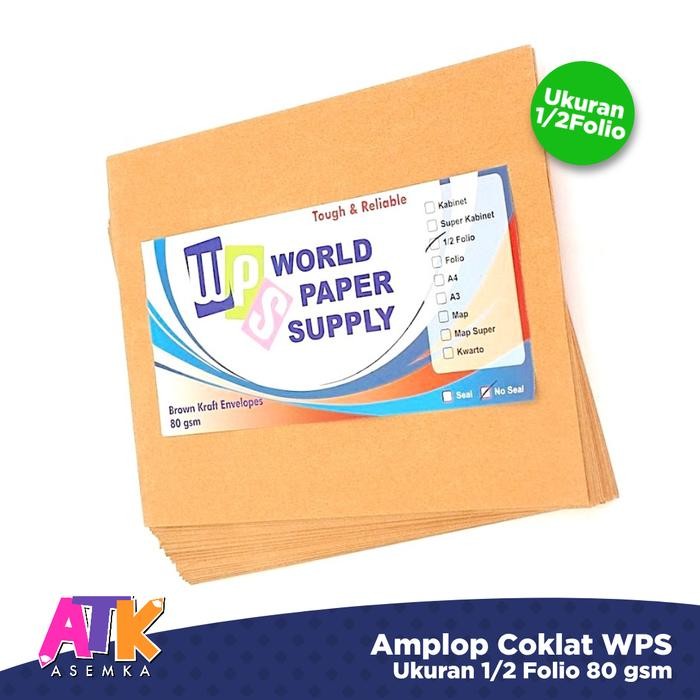 

SARI 1/2 Folio Wps Coklat Ukuran ( 19 X 25 Cm )