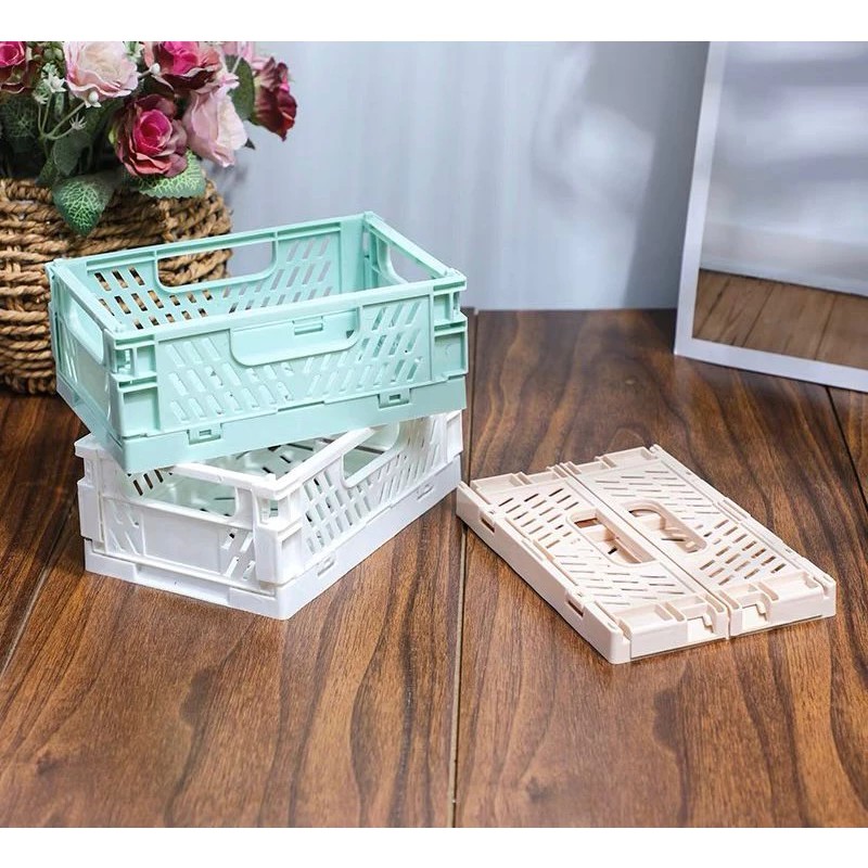 Barokah gamis Keranjang Lipat Mini Kotak Penyimpanan Storage Box Serbaguna