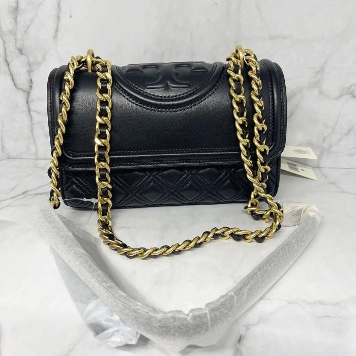 TAS TB FLEMING SMALL BLACK GHW AUTHENTIC ASLI ORIGINAL