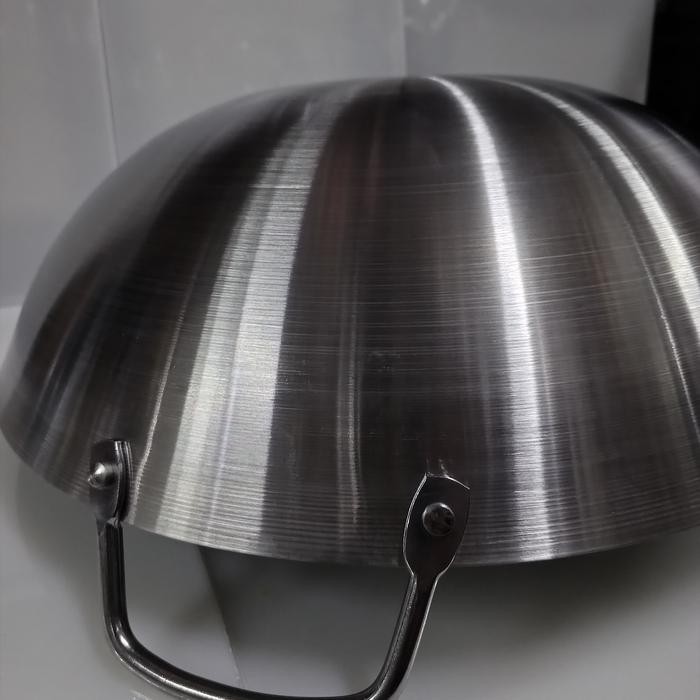 Kuali Stainless Steel 304 Wajan Wok Anti Lengket