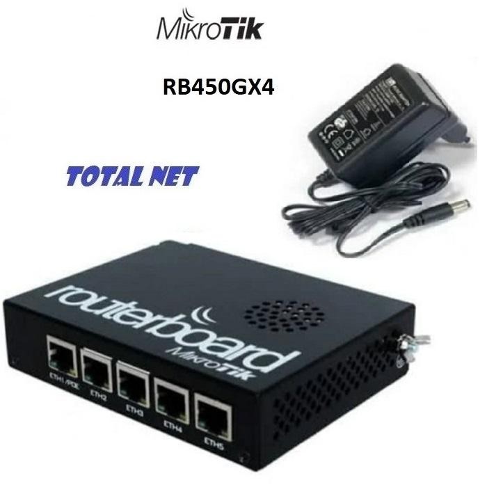 Mikrotik RB450Gx4 RB450G x4 Router Indoor 5 Port Gigabit